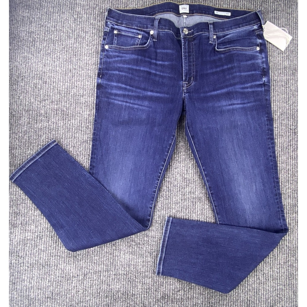 Edwin Lian Skinny Jeans Mens 36 Blue Stax Denim Stretch Casual Modern Streetwear